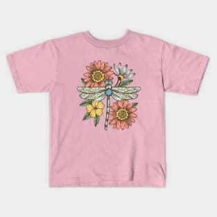 Dragonfly graphic, Dragonfly Lover , Cottagecore Dragonfly, Insect Lover , Nature Lover Gift, Nature Kids T-Shirt